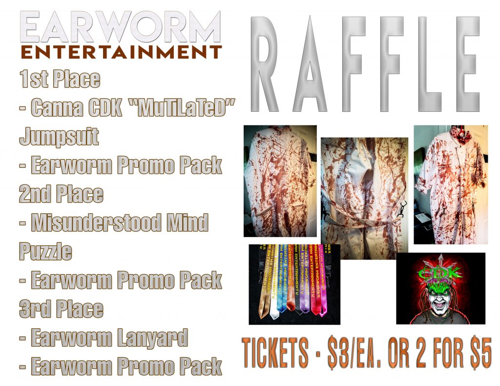 Schedule, Set-times, and Raffle