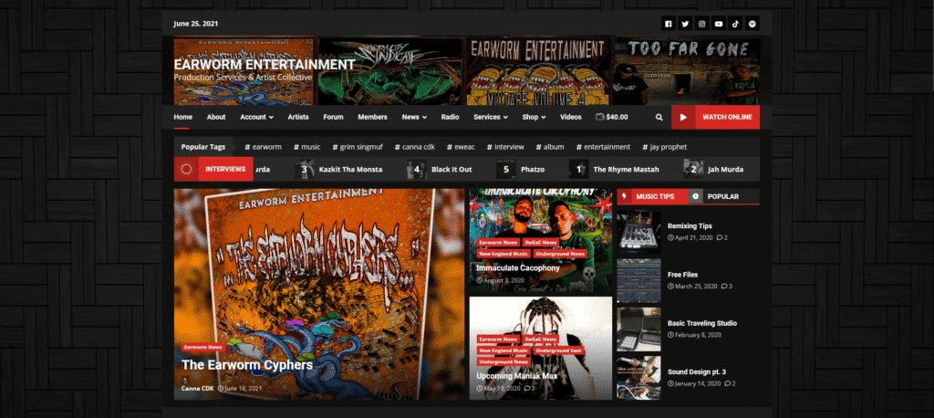 EARWORM ENTERTAINMENT