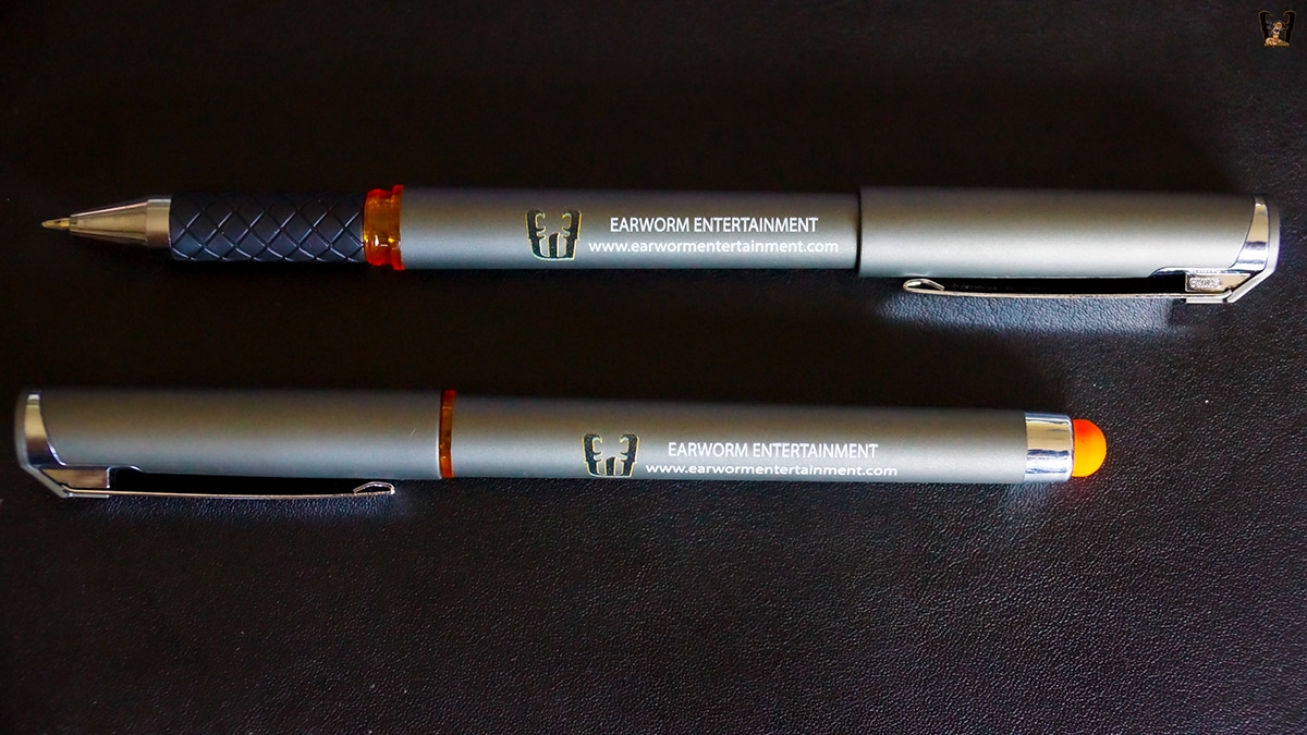 Earworm Gel Pen with Stylus - Image 2